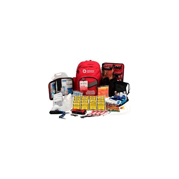 Acme United American Red Cross 91053 Emergency Preparedness Backpack, Red Cross, 4-Person 91053 - main